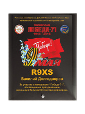 Плакетка стеклянная - PS1376